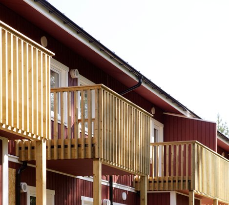 Low Cost Apartments Sweden - balconies