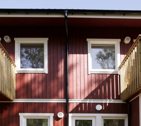 Low Cost Apartments Sweden rear balconies